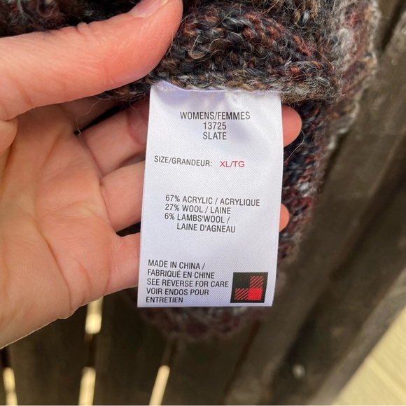 Woolrich Kendal Creek Button Down Lambswool Blend Sweater Vest Sz XL - Picture 6 of 11